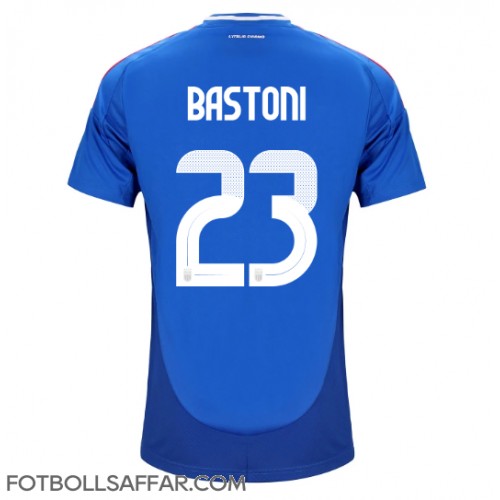 Italien Alessandro Bastoni #23 Hemmatröja EM 2024 Kortärmad